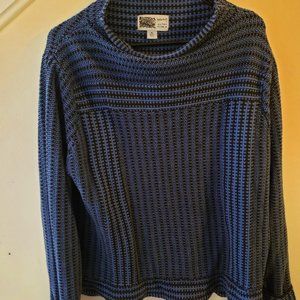 Blue and Black Speckled Sweater